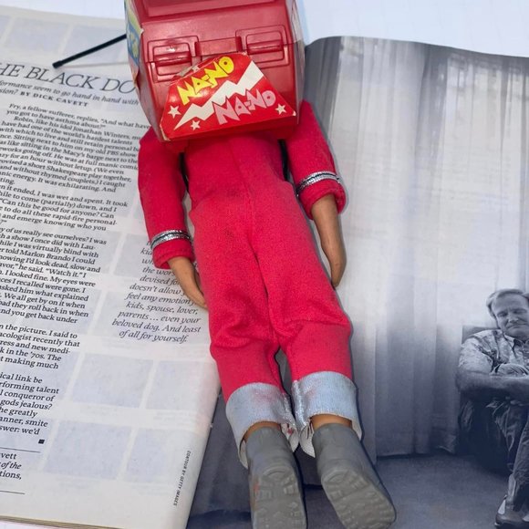 VTG 1979 Mattel MORK AND MINDY Talking Doll w/ Backpack~ Pull strings WORKS~ - Picture 7 of 10